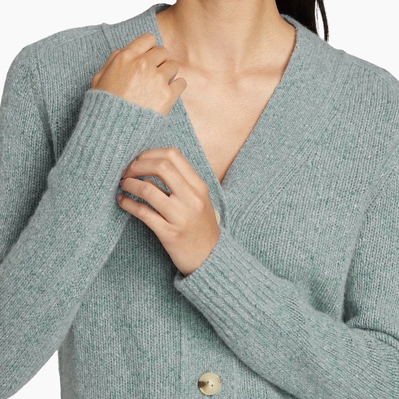 Vince Cashmere Blue Button-Up Cardigan Sweater size XXS - Picture 14 of 14